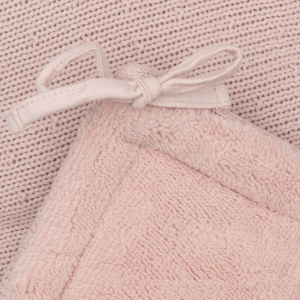Jollein. Playpen bumper / προστατευτικό κρεβατιού 180x30cm Sprinkle Knit - Silk Rose - Image 5