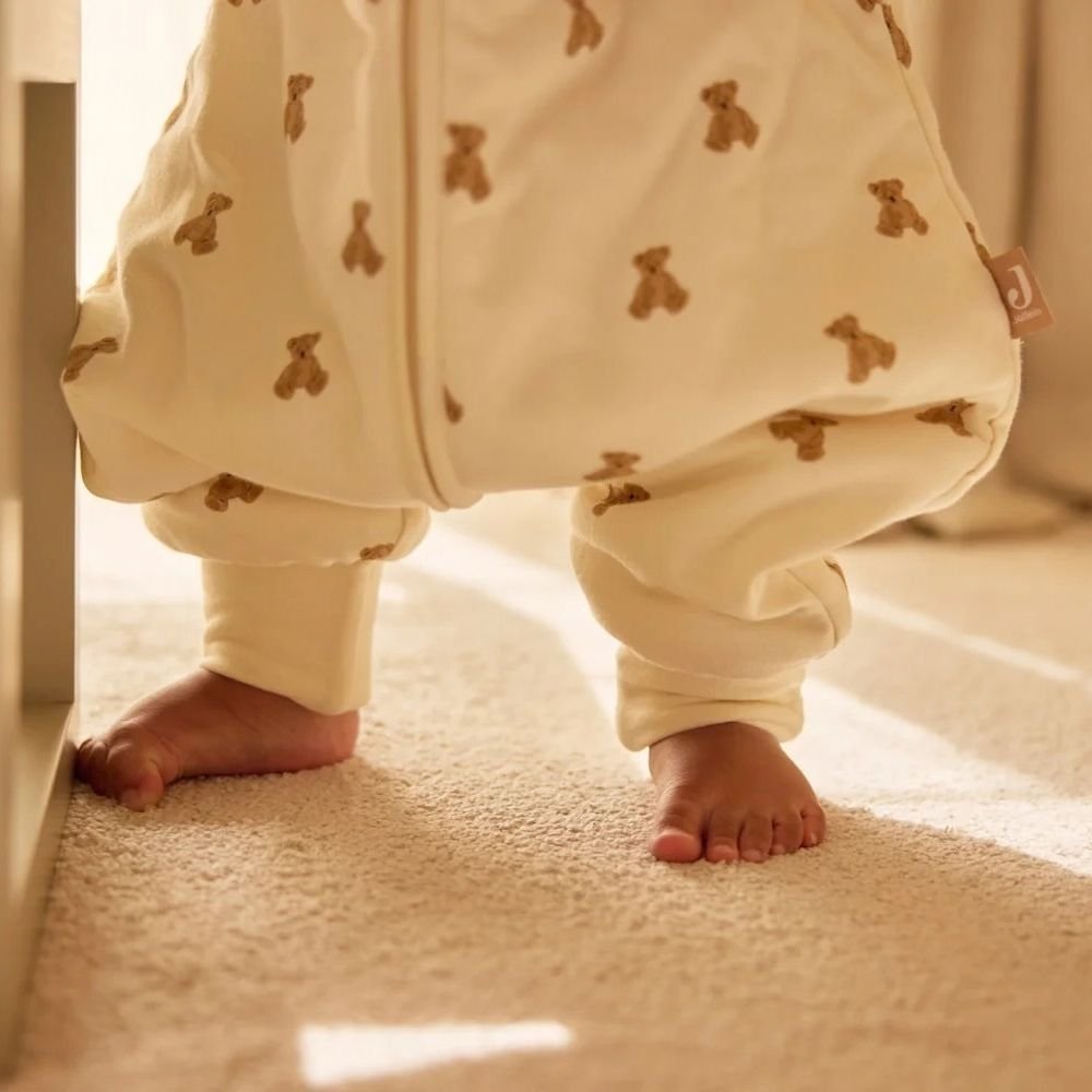 Jollein. Sleeping Bag with Legs and Removable Sleeves / Υπνόσακος με Πόδια και Αφαιρούμενα Μανίκια – 104/110cm - Mini Teddy Bear - Image 4