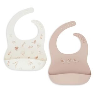 Ollie bebe Jollein. Bib Silicone / Σαλιάρες Σιλικόνης – Lovely Birds – 2 Τεμάχια
