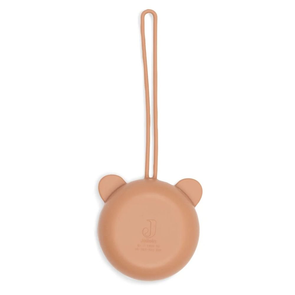 Jollein. Silicone Pacifier Case / Θήκη Πιπίλας Σιλικόνης Ø7cm – Light Terra - Image 7