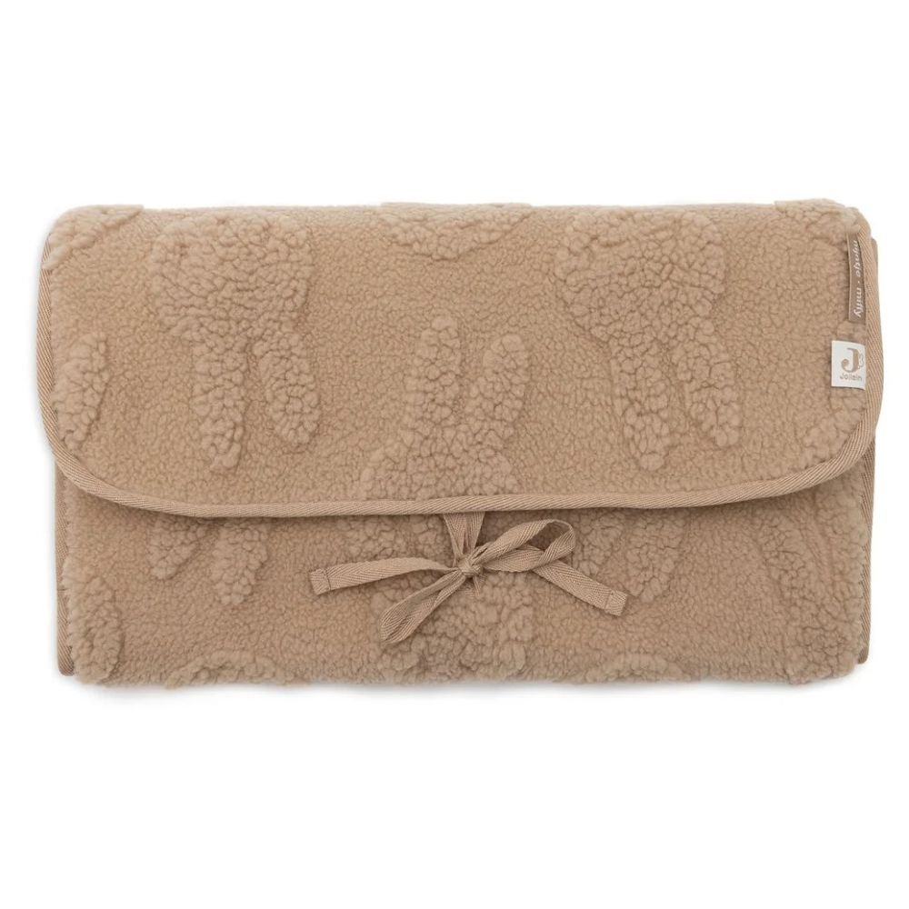 Ollie bebe Jollein. Changing Pad with Storage Pockets / Αλλαξιέρας με Θήκες Αποθήκευσης Miffy Jacquard Teddy – Biscuit