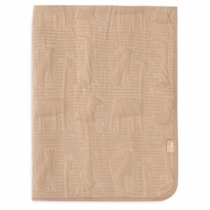 Ollie bebe Jollein. Blanket / Κουβέρτα 75x100cm Jungle Jambo - Biscuit/Oatmeal