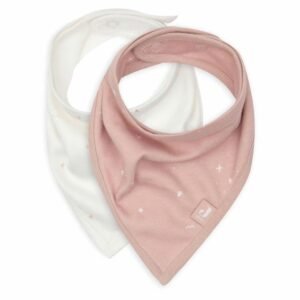 5 Ollie bebe Jollein. Bib Bandana Twinkling / Σαλιάρα – Wild Rose – 2 Τεμάχια