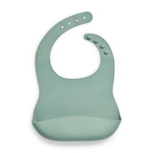 Ollie bebe Jollein. Bib Silicone / Σαλιάρα Σιλικόνης – Ash Green