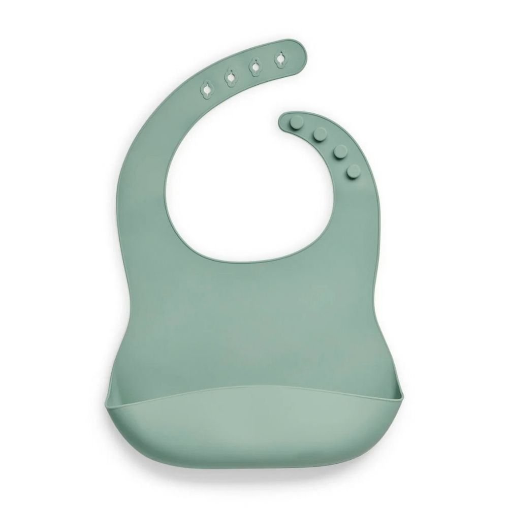 Ollie bebe Jollein. Bib Silicone / Σαλιάρα Σιλικόνης – Ash Green