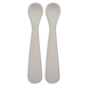 Ollie bebe Jollein. Spoon Silicone / Κουτάλια Σιλικόνης – Nougat – 2 Τεμάχια