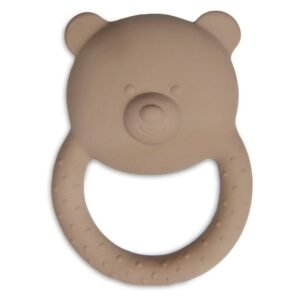 Ollie bebe Jollein. Teething Ring Rubber / Μασητικό Δαχτυλίδι από Καουτσούκ – Teddy Bear – Biscuit