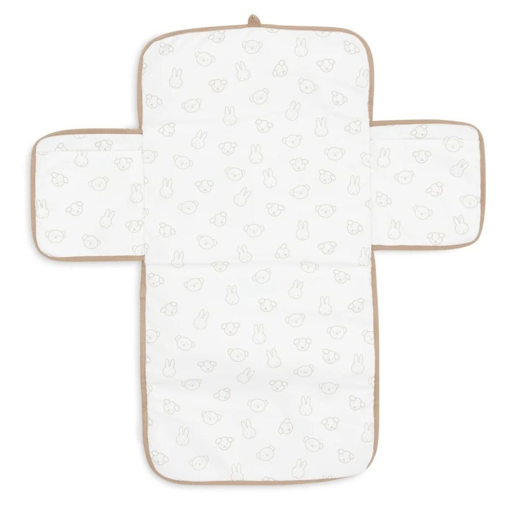 Jollein. Changing Pad with Storage Pockets / Αλλαξιέρας με Θήκες Αποθήκευσης Miffy Jacquard Teddy – Biscuit - Image 5